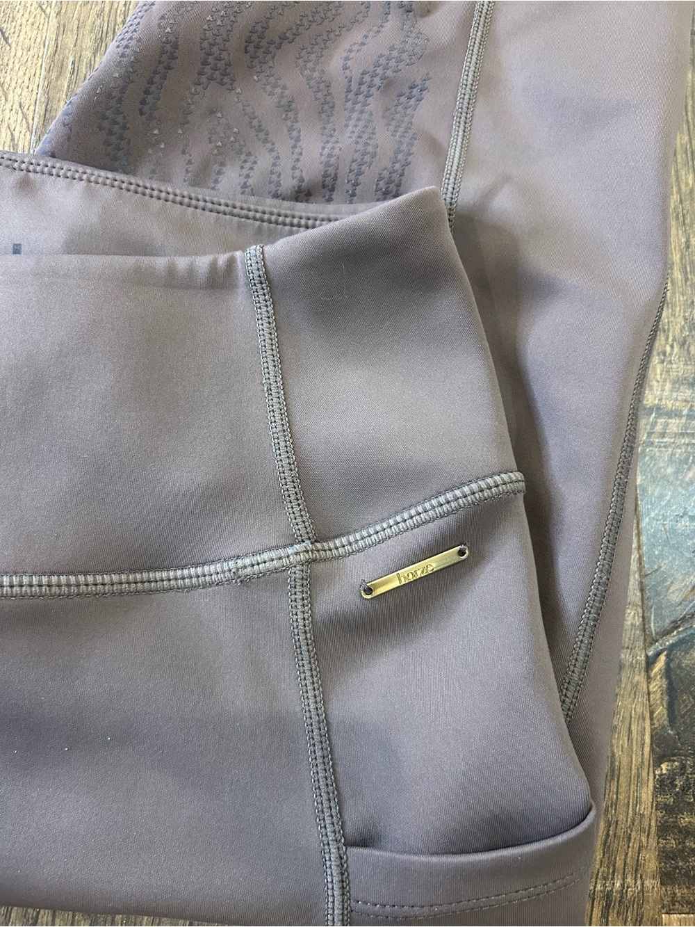 Women’s Equestrian Leggings - Taupe - Picture 2 of 4
